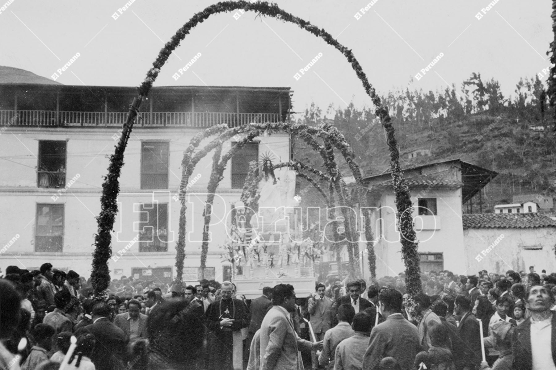 Junín - 22 abril 1962 / Pascua de resurrección cierra la Semana Santa en Tarma. Foto: Archivo Histórico de El Peruano
