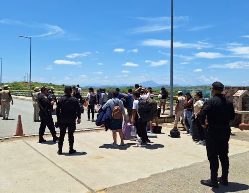 Un total de 23 ciudadanos extranjeros fueron expulsados del Perú por decisión de la Jefatura Zonal de Migraciones en Trujillo. ANDINA/Difusión