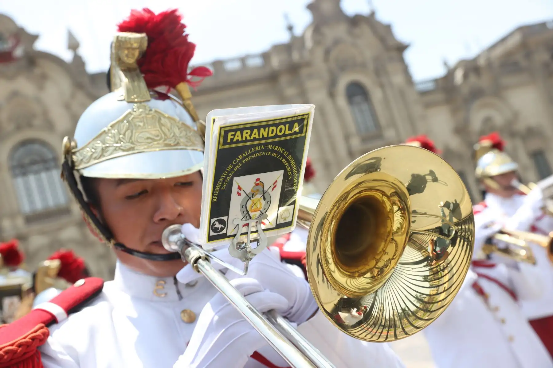 Presidenta Dina Boluarte participa del tradicional cambio de guardia. Foto: ANDINA/Prensa Presidencia