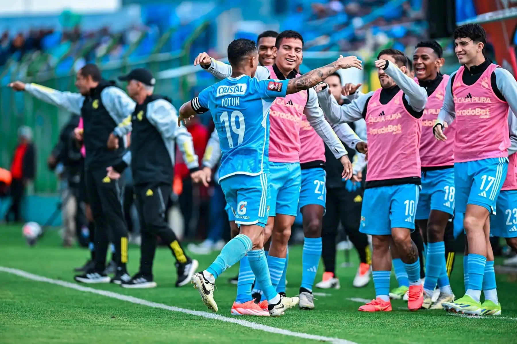 Sporting Cristal y UTC se enfrentan por el Torneo Apertura en Cajabamba. Foto: Sporting Cristal