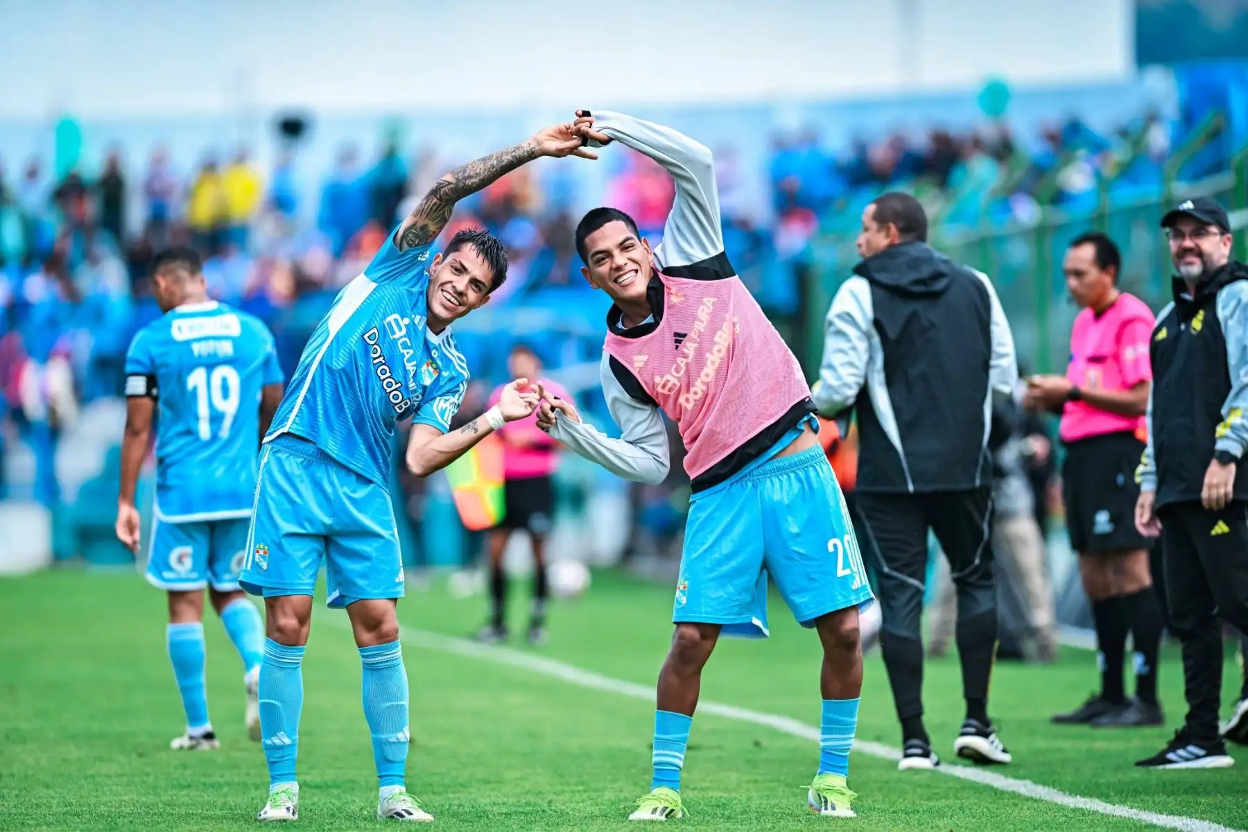 Sporting Cristal y UTC se enfrentan por el Torneo Apertura en Cajabamba. Foto: Sporting Cristal