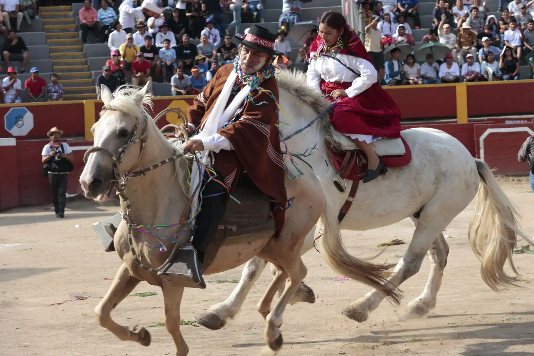 El Carnaval “Vencedores de Ayacucho”, Patrimonio Cultural de la Nación, se realizó en la Plaza de Acho. Foto:  ANDINA/Vidal Tarqui