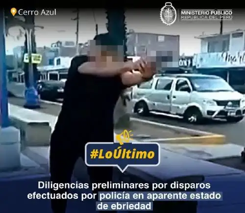 Segunda Fiscalía Penal de Cañete inició diligencias preliminares contra los tres policías implicados en actos violentos en el balneario de Cerro Azul, provincia limeña de Cañete.