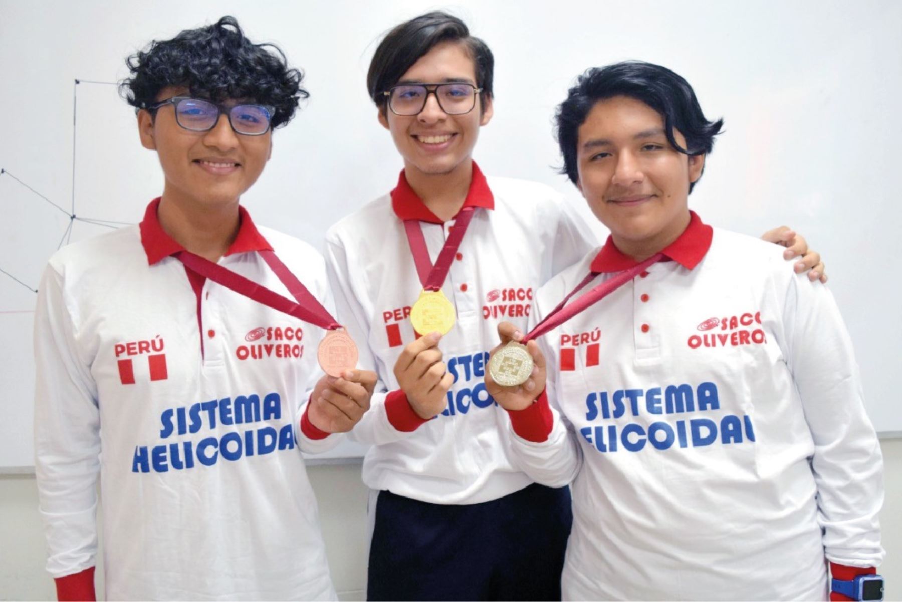 Peruanos ganaron medallas de oro, plata y bronce al ocupar los primeros puestos en la IX Olimpiada Matemática del Cáucaso. Foto: ANDINA/Difusión