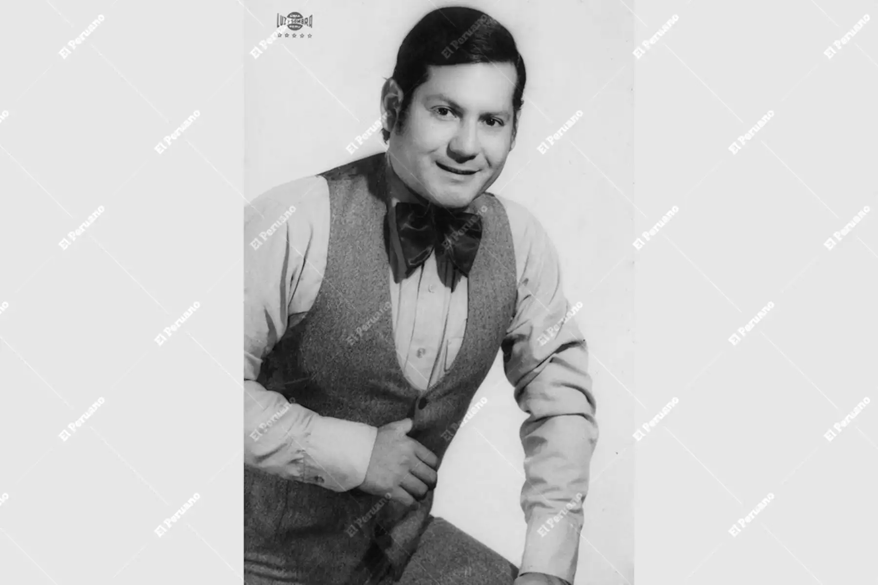 Lima - Década 1970 / Cantante Johnny Farfán, conocido como la 