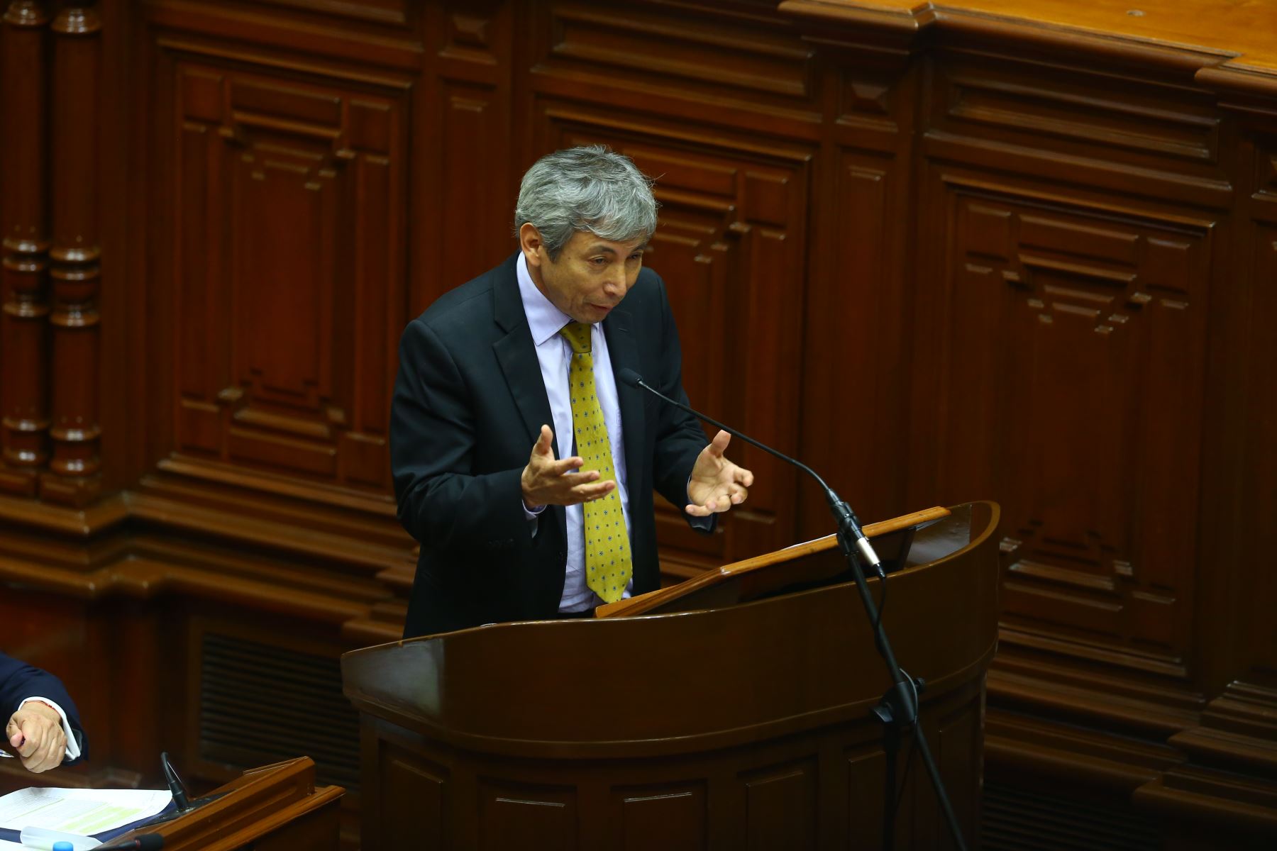 Ministro de Economía y Finanzas, José Arista Arbildo. ANDINA/Eddy Ramos