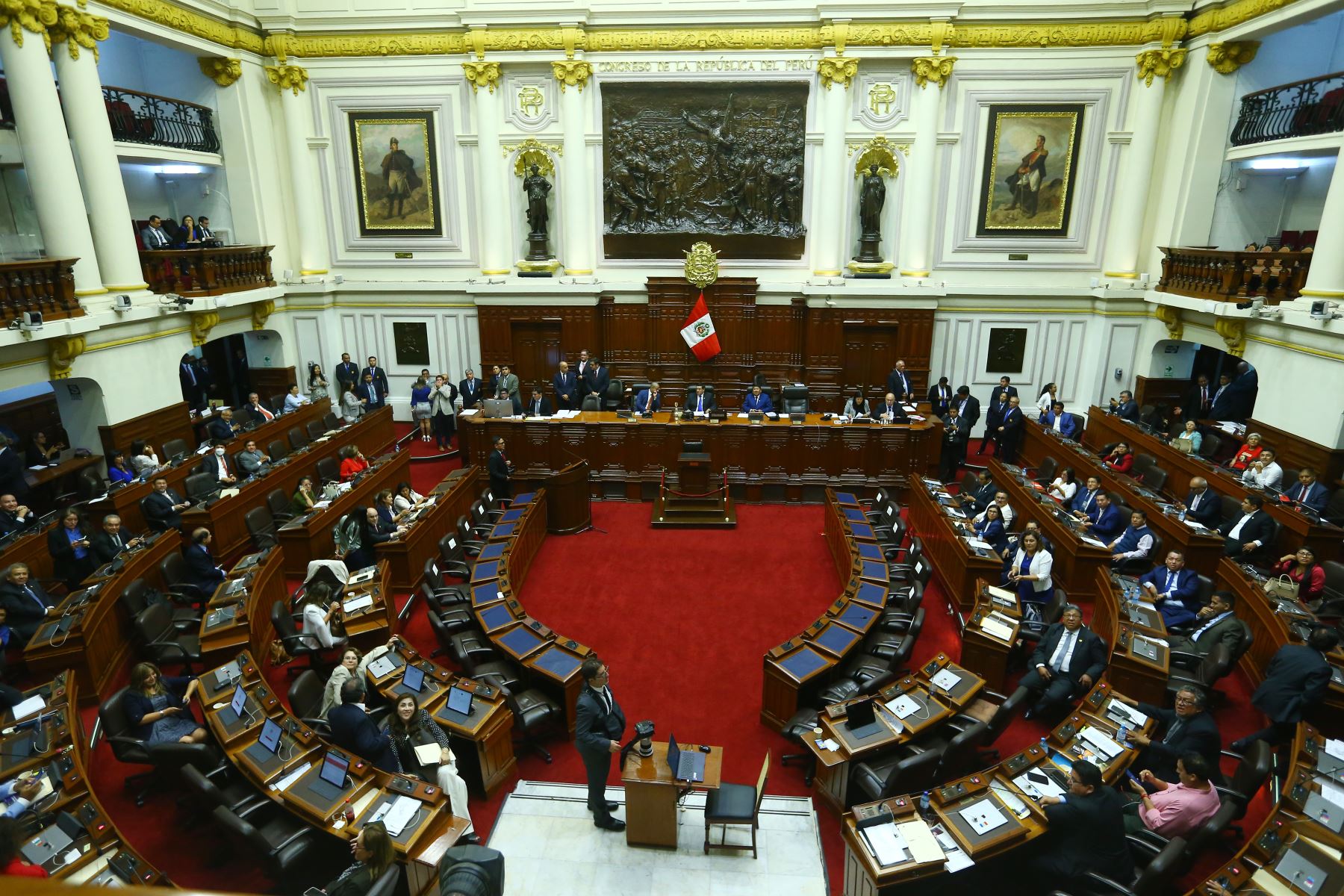 Pleno del Congreso de la República. ANDINA/Eddy Ramos