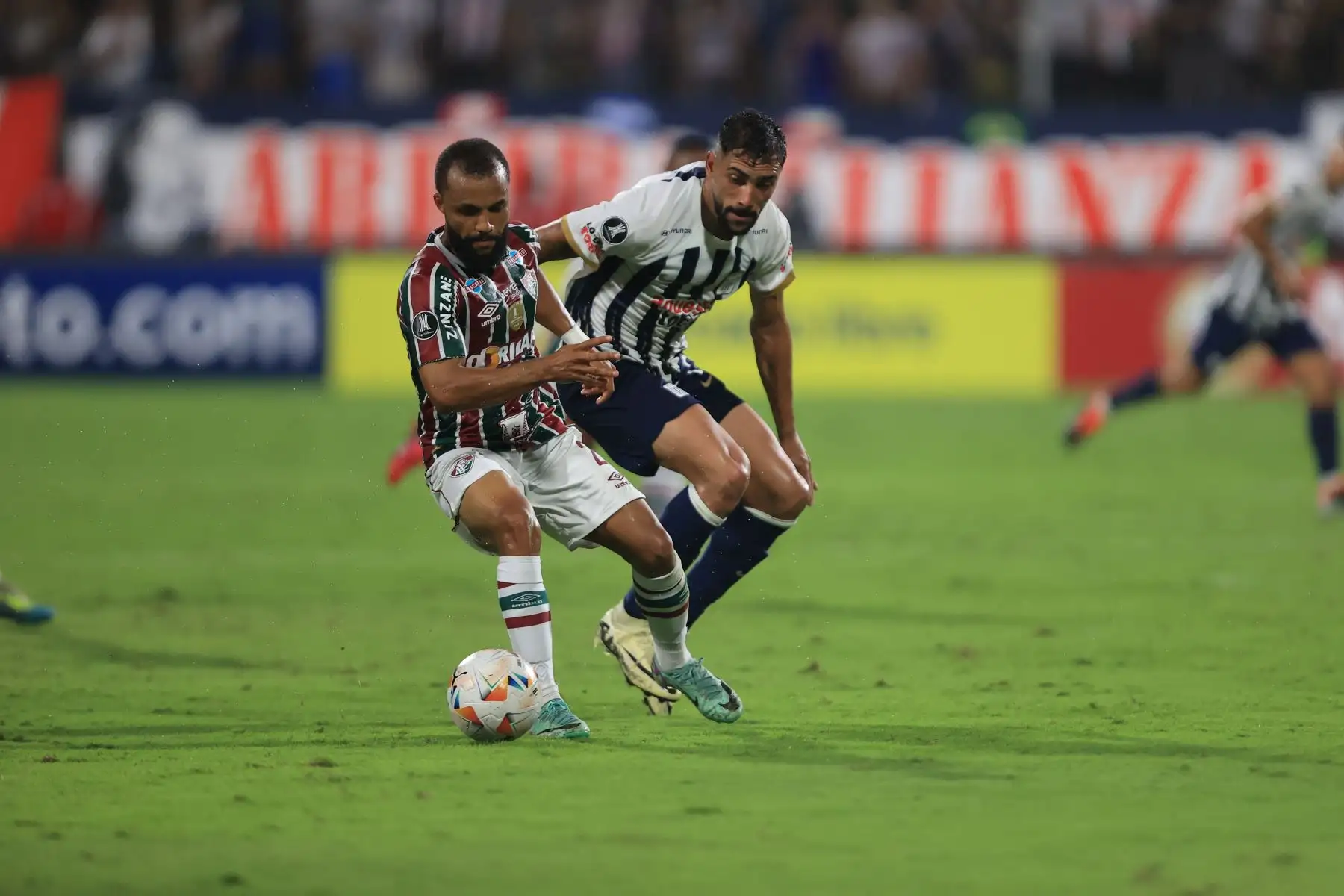 Alianza Lima y el vigente campeón de la Copa Libertadores, el Fluminense, igualaron a un gol en el estadio Alejandro Villanueva por la primera fecha del grupo A del certamen continental.
Foto: ANDINA/Jhonel Rodríguez