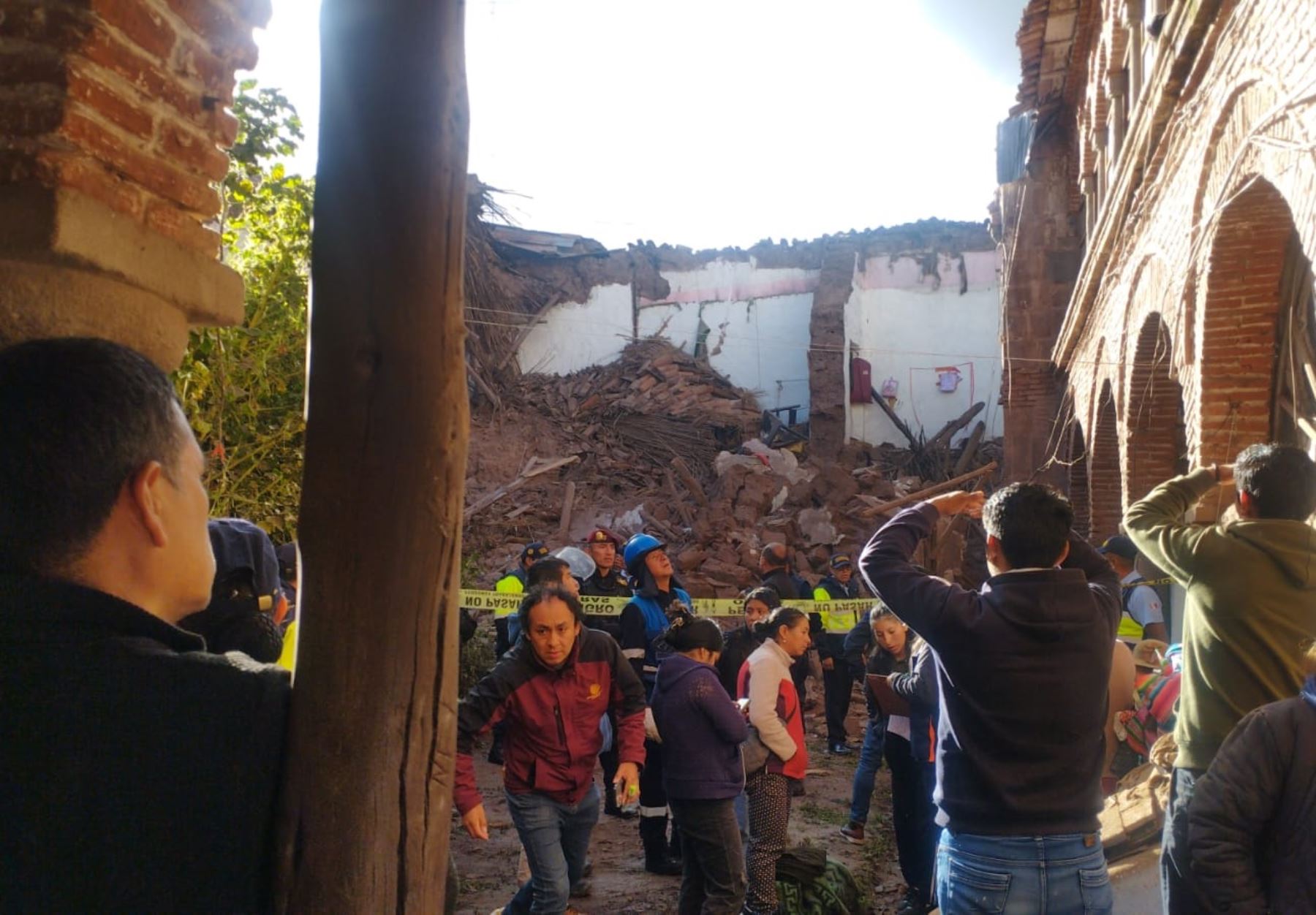 Al menos 20 casonas antiguas están en riesgo de colapso en centro histórico de la ciudad imperial, informó la Dirección de Cultura de Cusco. ANDINA/Percy Hurtado Santillán