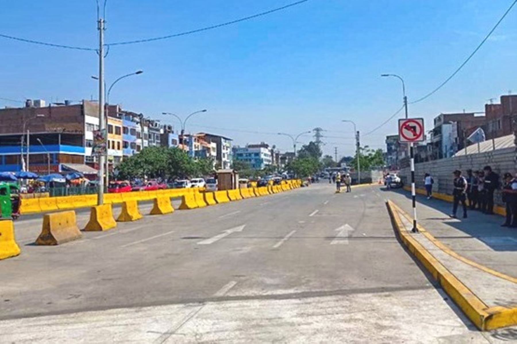 Línea 2 del Metro: reabren tres carriles en la prolongación Javier Prado. Foto: ANDINA/Difusión