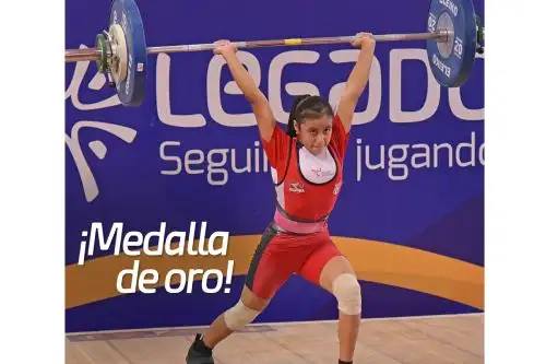 Deportista peruana Katerin Olivera logró medalla de oro en Sucre. Foto: ANDINA/Difusión