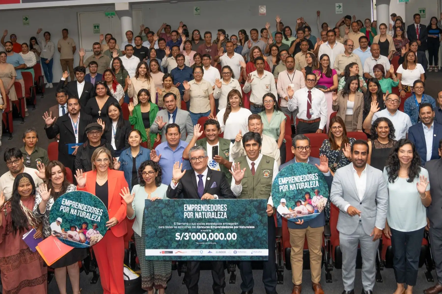 Lanzamiento del concurso ‘Emprendedores por Naturaleza 2024’ que promueven el Ministerio del Ambiente, Sernanp y socios estratégicos. Foto: ANDINA/Difusión.