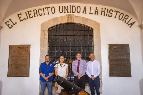 Representantes de la Embajada de Estados Unidos visitaron las instalaciones del Real Felipe en el Callao. Foto: ANDINA/Difusión.