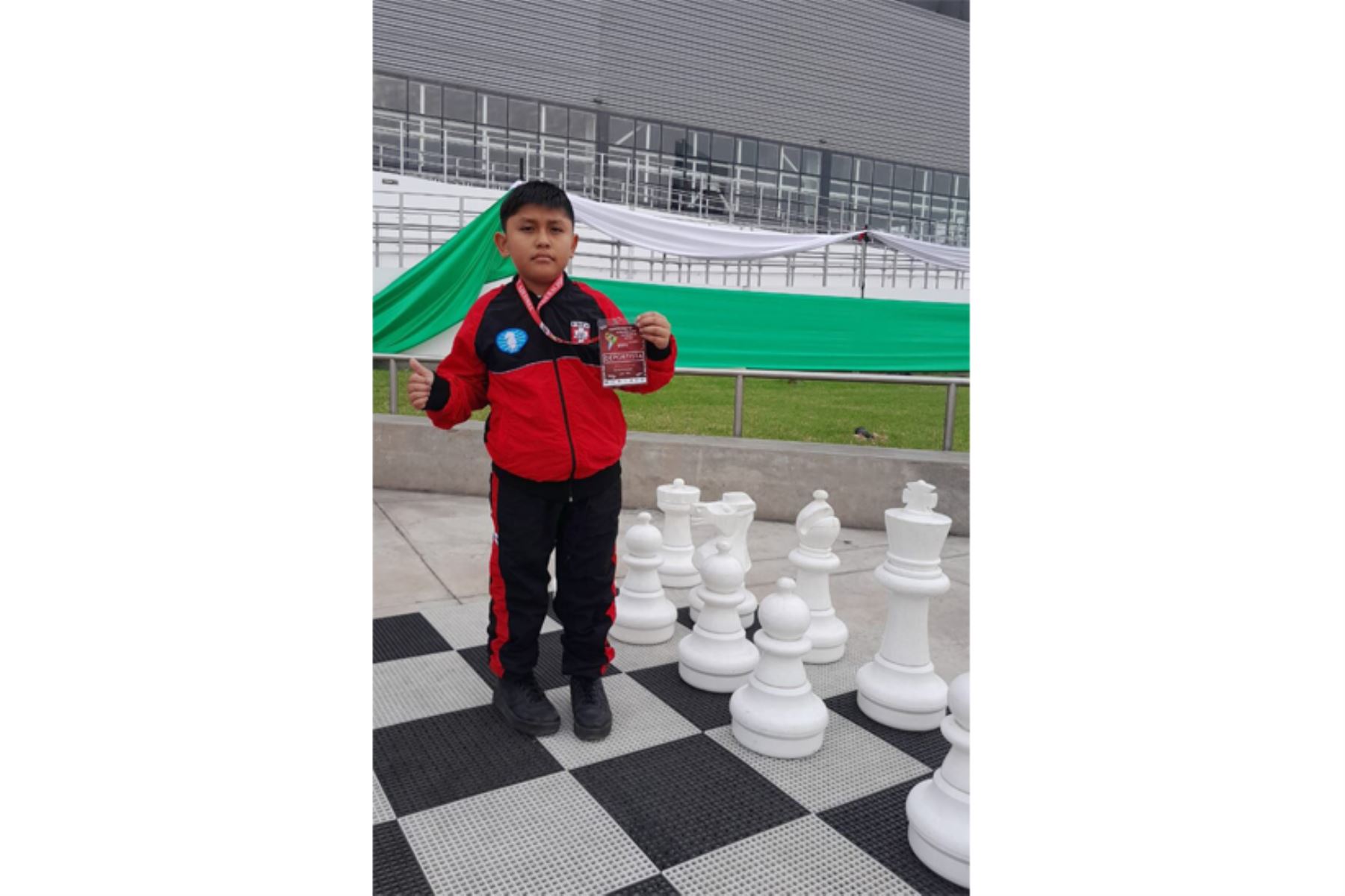 Con solo 9 años de edad, Dorian Villanueva es un verdadero prodigio del ajedrez. A su corta edad ya ha ganado varios torneos nacionales. ANDINA/Difusión