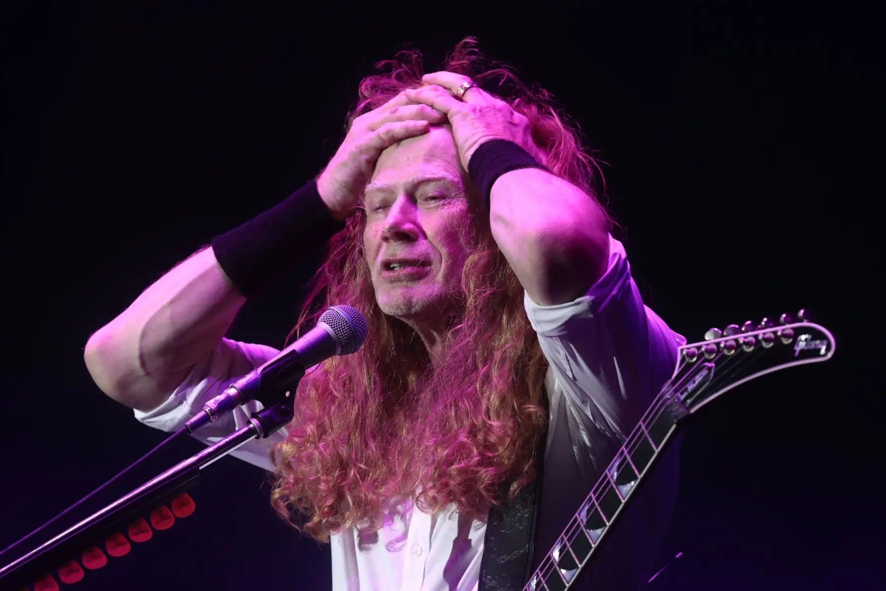 Se presentó de la banda Megadeth llegan a Arena 1 de San Miguel en el marco del Crush The World Tour Foto: ANDINA/Vidal Tarqui