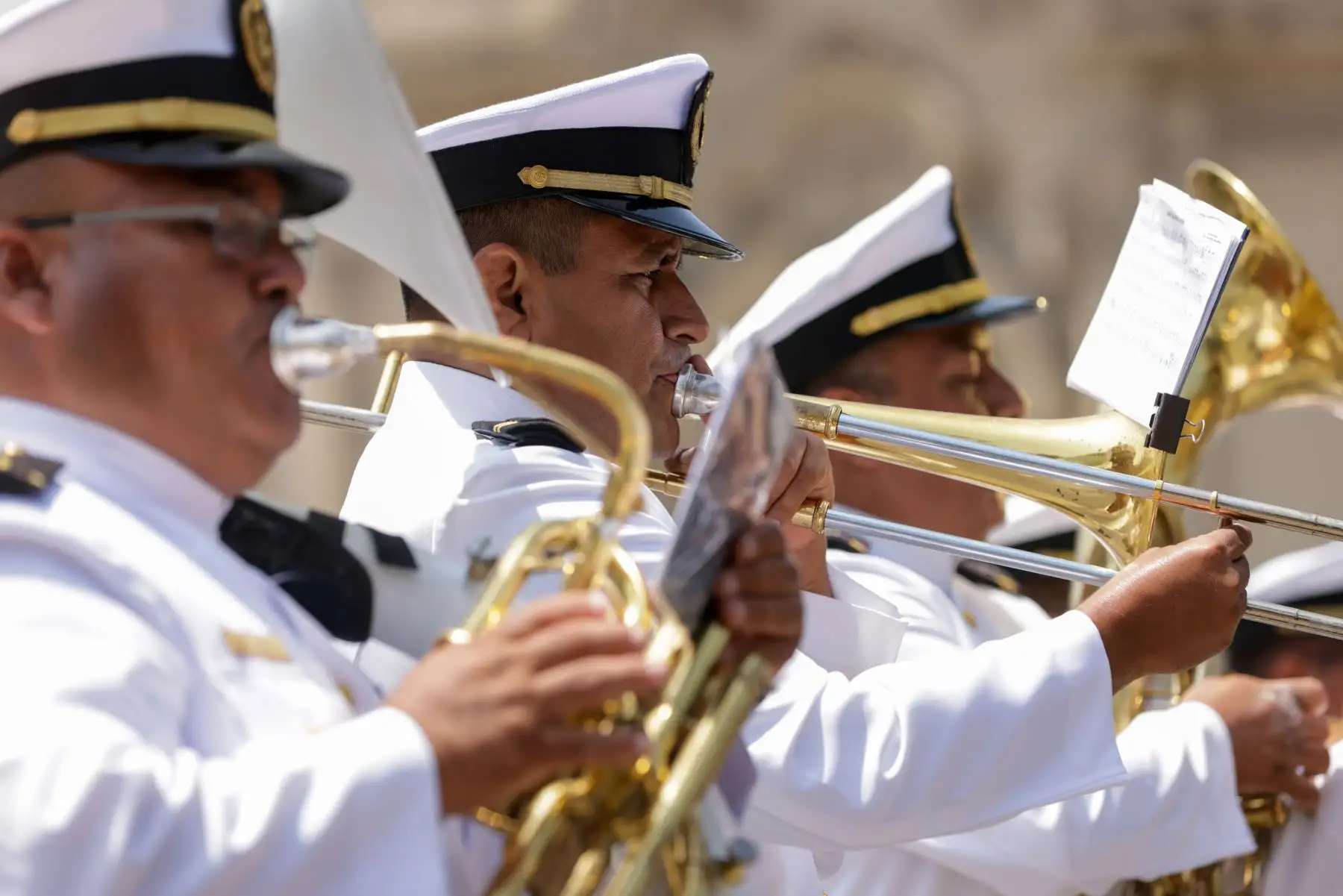 Tradicional Cambio de Guardia en Palacio de Gobierno. Foto. ANDINA/ Prensa Presidencia