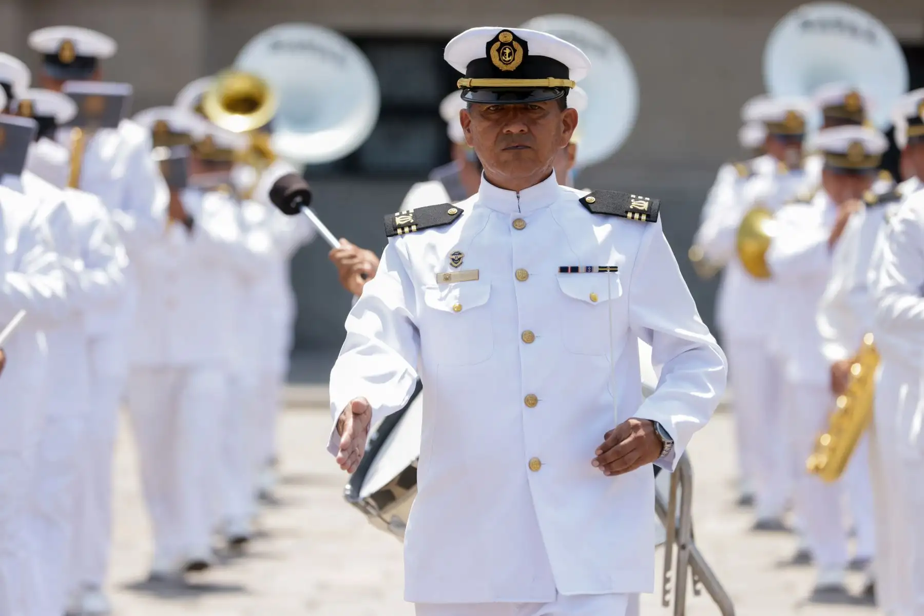 Tradicional Cambio de Guardia en Palacio de Gobierno. Foto. ANDINA/ Prensa Presidencia