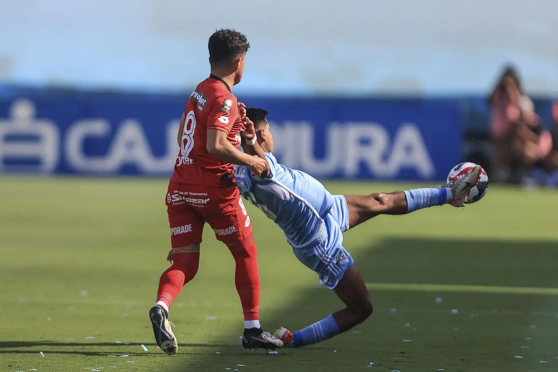Sporting Cristal enfrenta a Sport Huancayo por el Torneo Apertura. Foto: ANDINA/Jhonel Rodríguez Robles