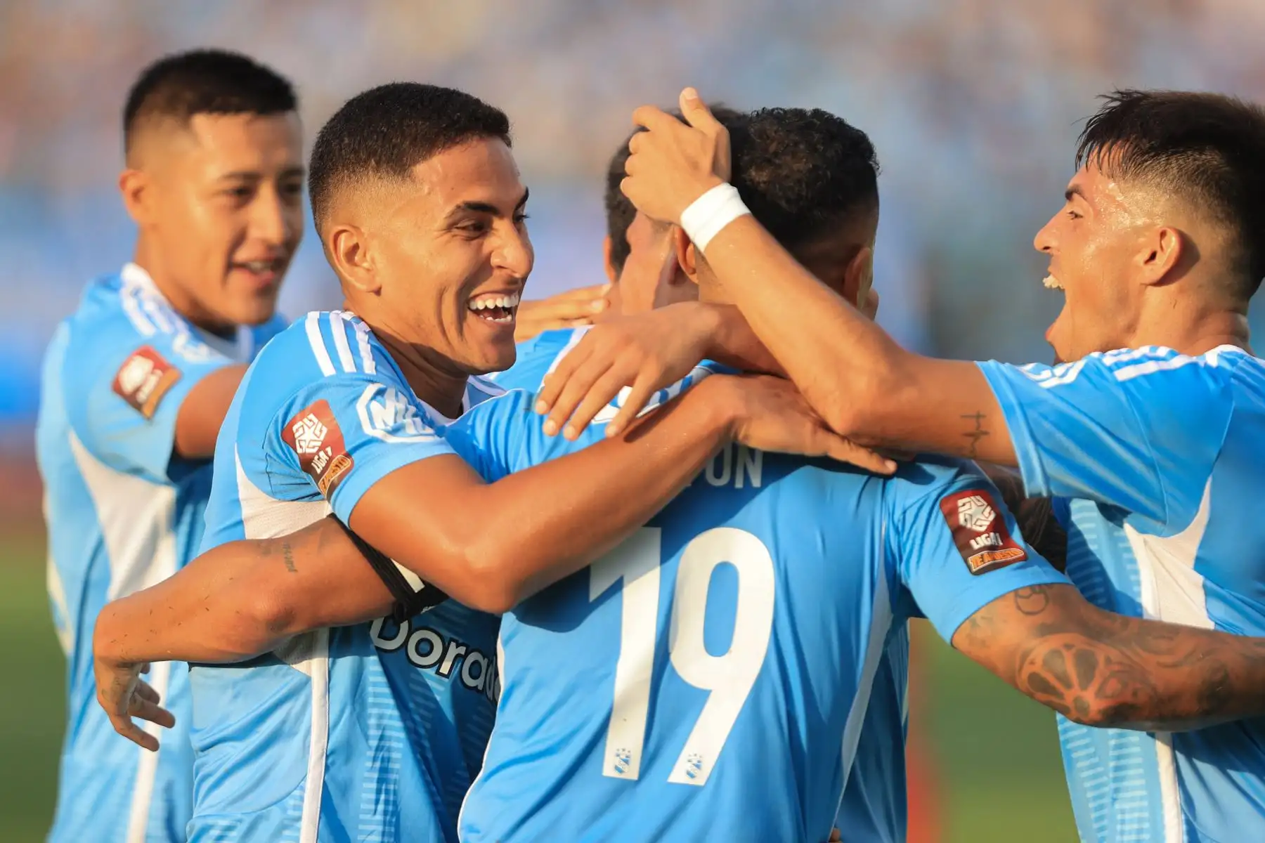 Sporting Cristal enfrenta a Sport Huancayo por el Torneo Apertura. Foto: ANDINA/Jhonel Rodríguez Robles