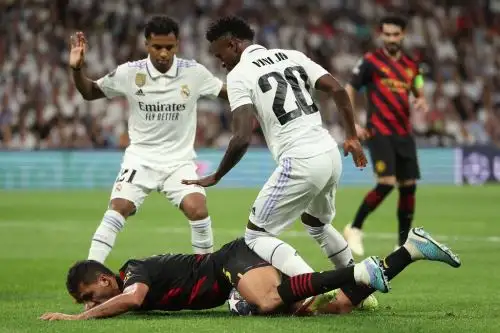 Rodrygo Goes respeta al Manchester City previo al partido de los cuartos de final de la Liga de Campeones