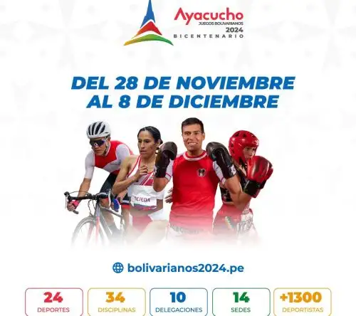 Los Juegos Bolivarianos del Bicentenario Ayacucho 2024 dejará cosas importantes