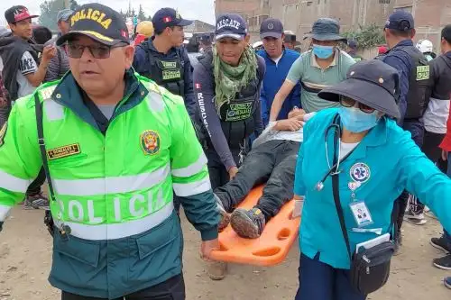 Este año, demostrando coraje y bravura, más de 120 jinetes con sus caballos participaron de la carrera de morochucos de Junín. Foto: Cortesía Pedro Tinoco