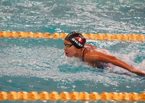 Yasmin Silva le brindó una medalla de plata al Perú natación