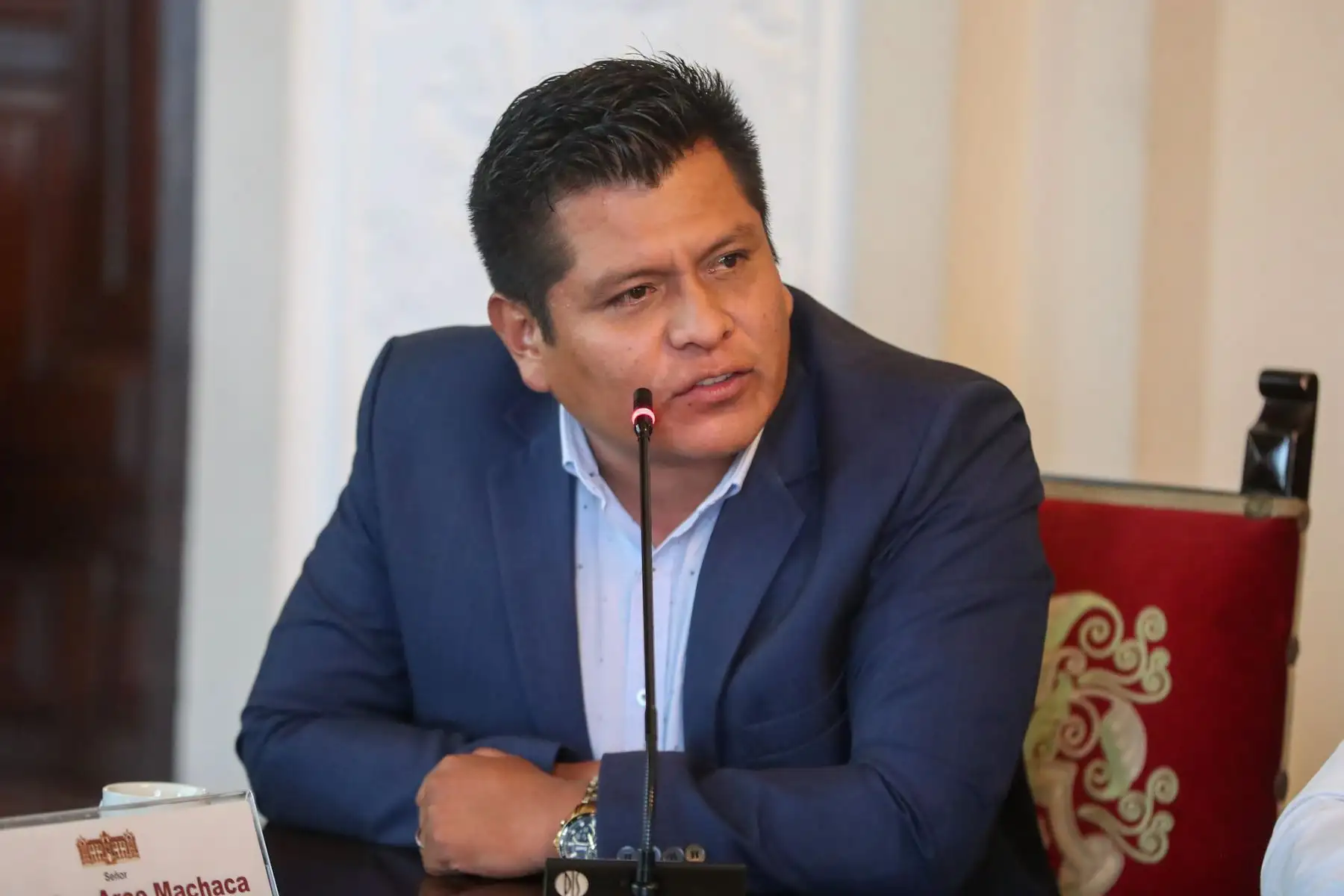 Presidenta de la república, Dina Boluarte, se reunió con el alcalde provincial de Arequipa y los burgomaestres distritales de Yanahuara, Cayma, José Luis Bustamante y Rivero, Paucarpata, Alto Selva Alegre, Miraflores, Mariano Melgar y Uchumayo.
Foto: ANDINA/Prensa Presidencia