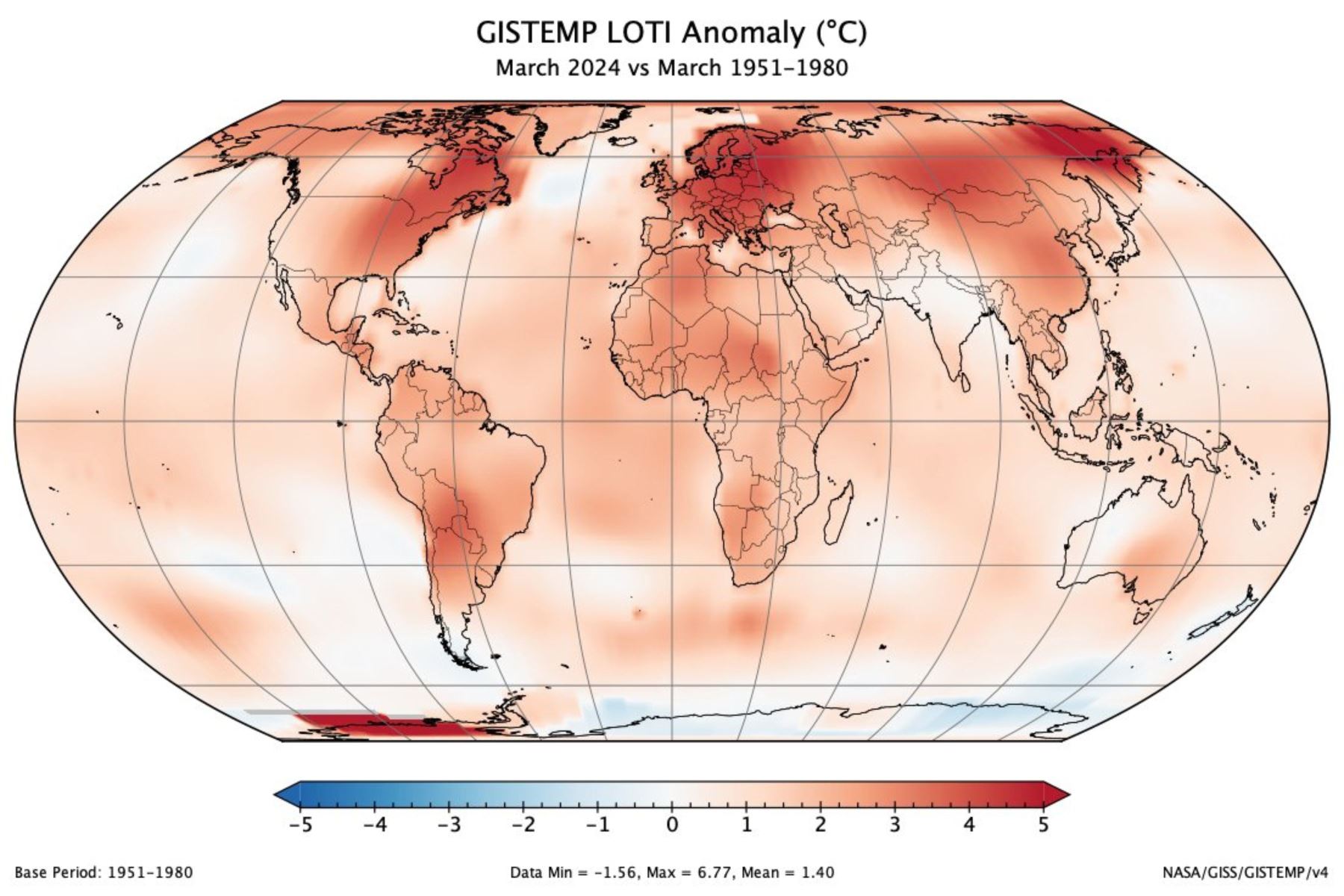 Marzo 2024 fue el mes más cálido registrado y el décimo consecutivo en batir un récord