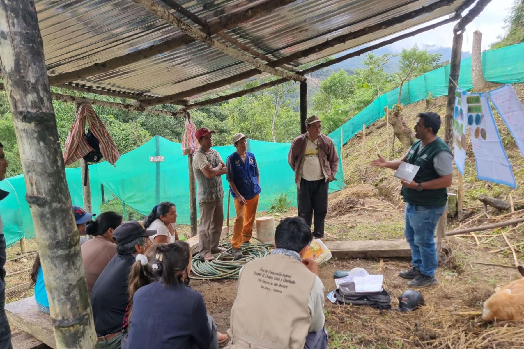 Productores de Namballe, en Cajamarca, podrán mejorar la calidad de sus terrenos agrarios gracias al apoyo del INIA.  ANDINA/Difusión