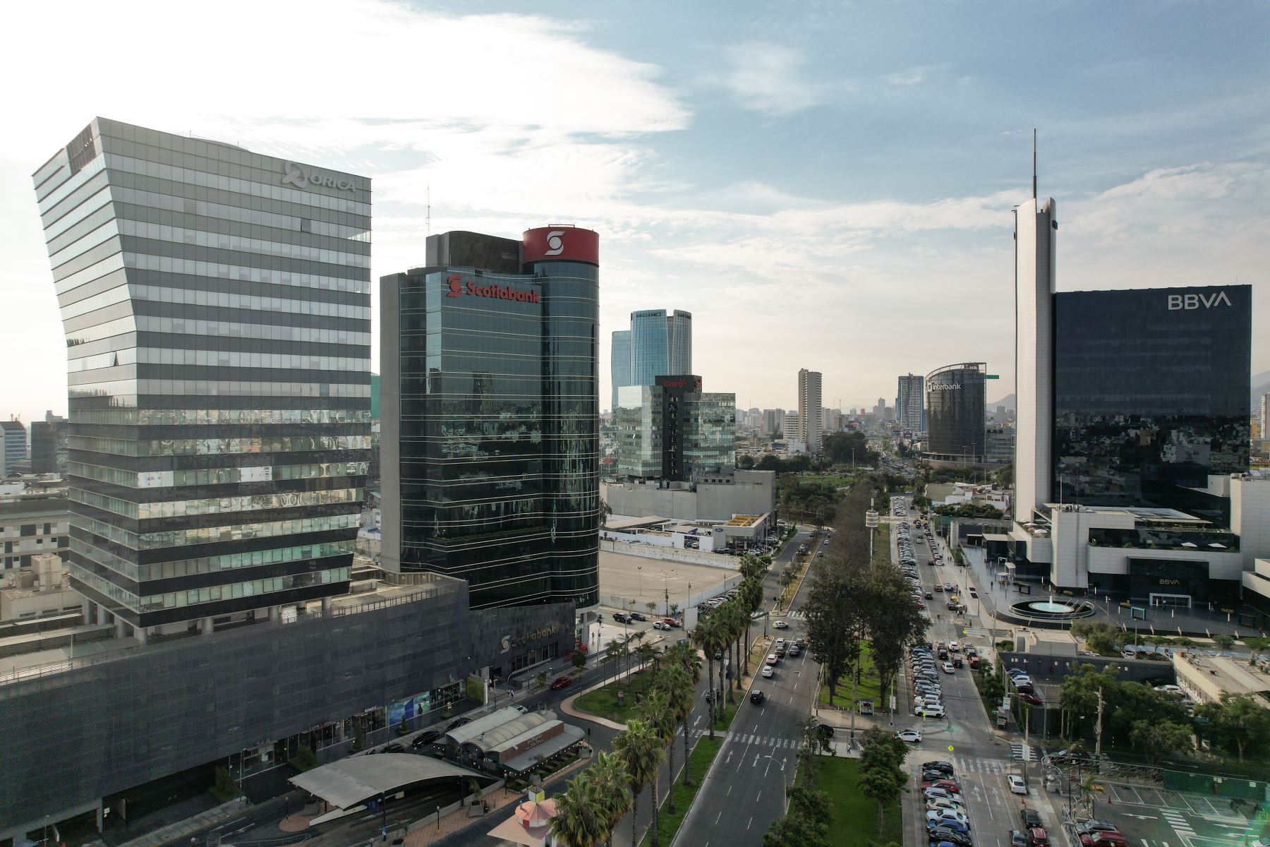 Vista del Centro Financiero de Lima. ANDINA/Jhonel Rodríguez Robles