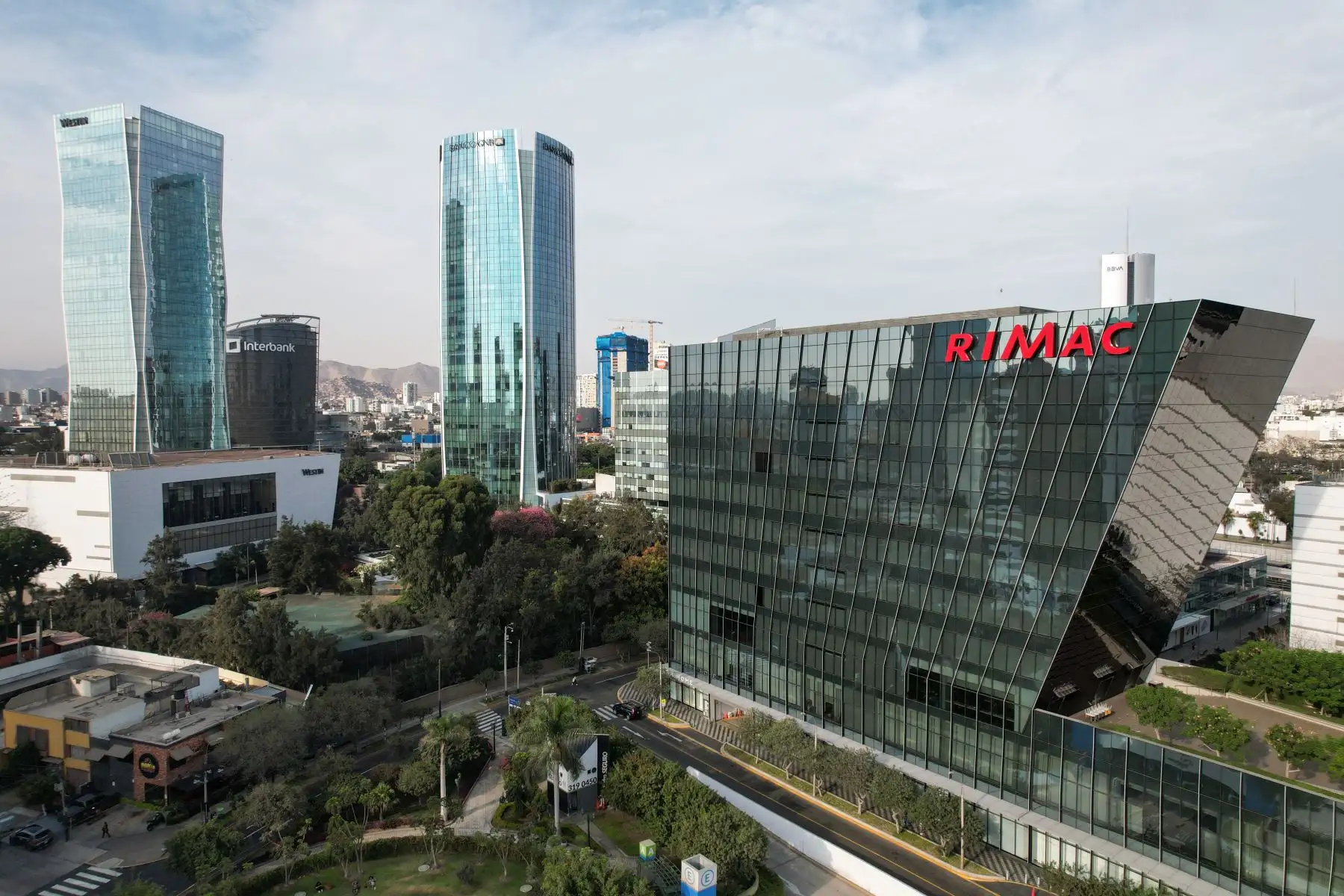 Vista del centro financiero. ANDINA/Jhonel Rodríguez Robles
