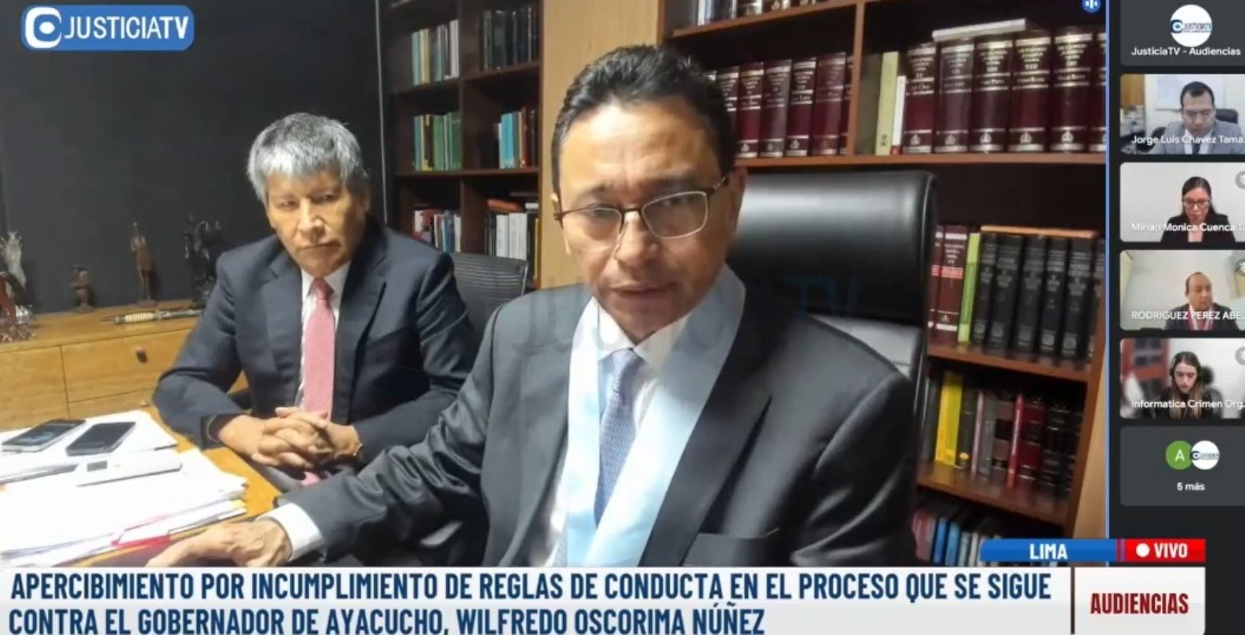 PJ Impuso Advertencia A Gobernador Oscorima Por Incumplimiento De