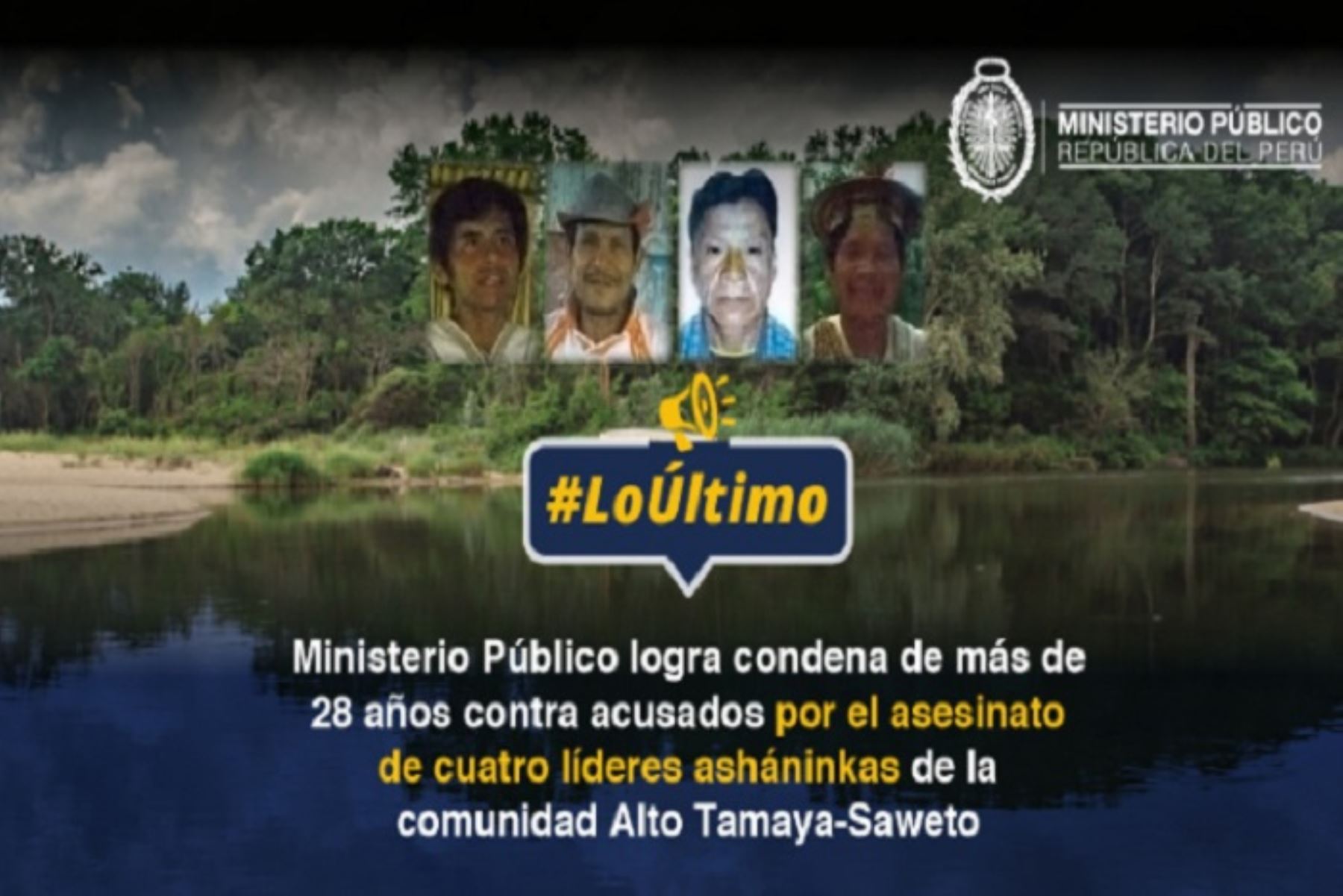 El ministro de Justicia y Derechos Humanos, Eduardo Arana; y el viceministro Luigino Piloto, participaron en la lectura de sentencia por caso Saweto, en Ucayali.