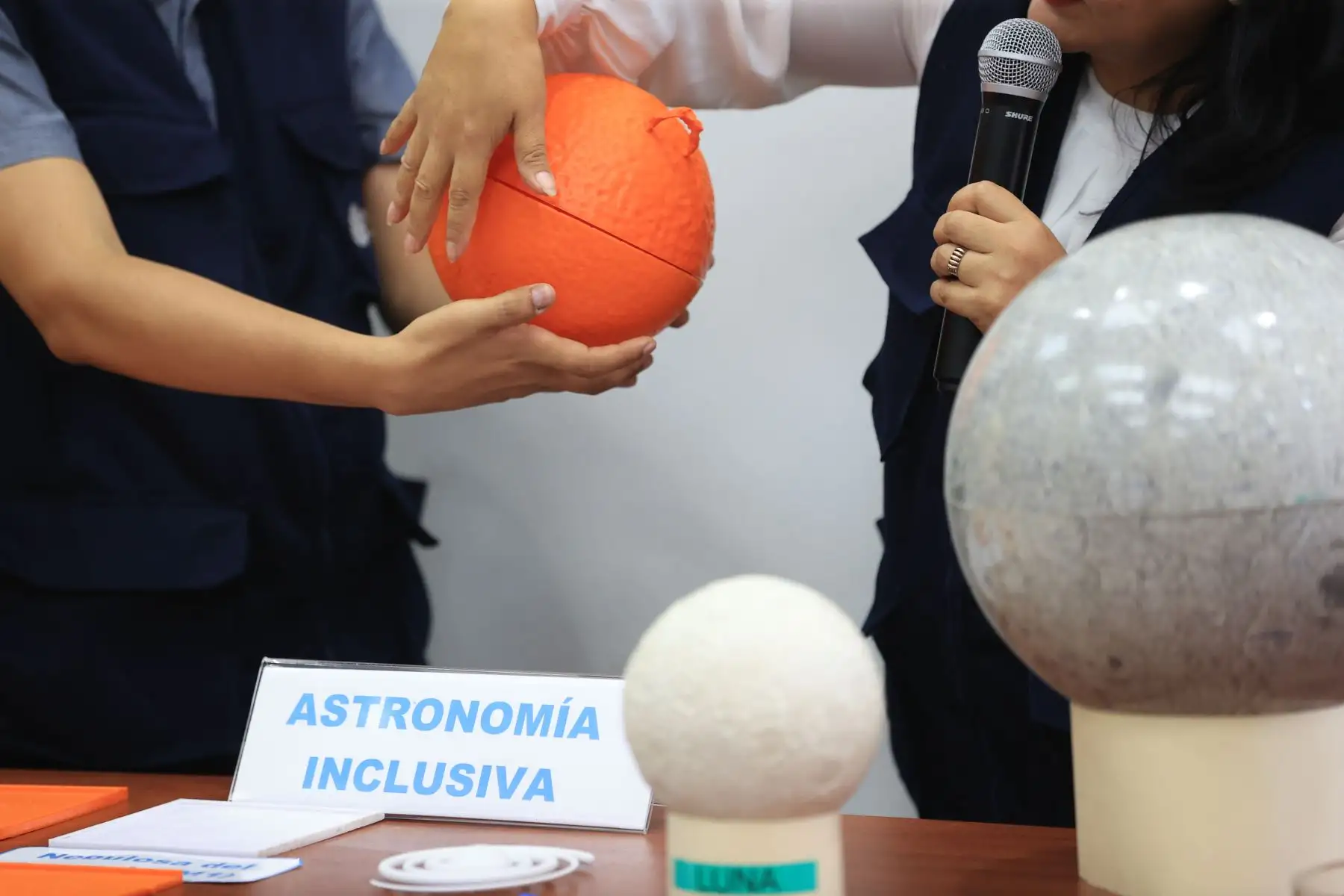 Astronomía inclusiva. El IGP y Rusia se unen para potenciar la astronomía en el Perú y el mundo. Durante la conferencia anunciaron la reapertura del Planetario Nacional del IGP. Foto: ANDINA/Jhonel Rodríguez Robles