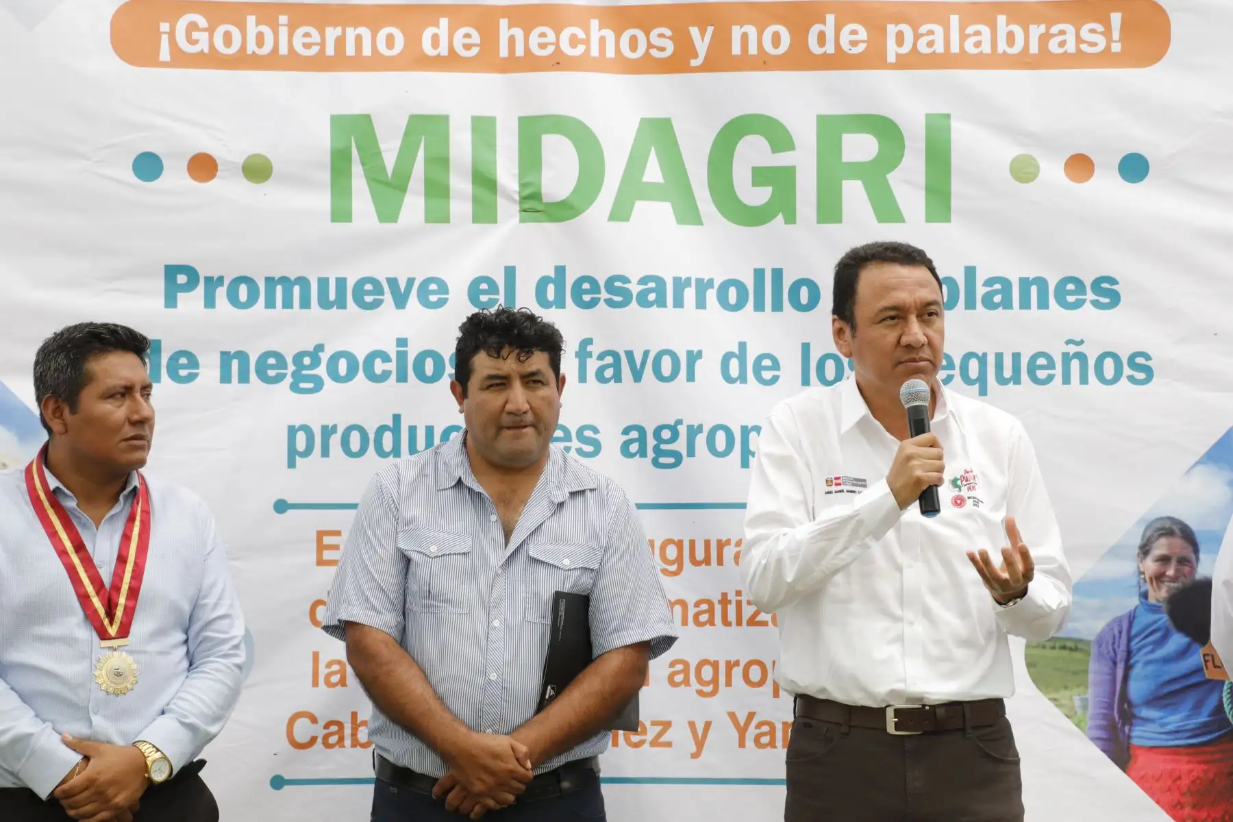 Inauguración de moderno establecimiento perteneciente a la Organización Agraria “Cabrera Martínez y Yamunaque” de Huaura. Foto: ANDINA/ Difusión