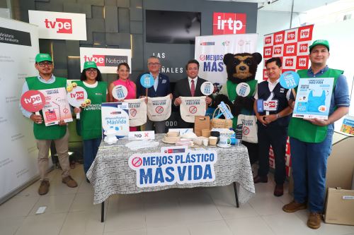 IRTP se suma a la campaña “Menos plástico, más vida” del Minam.