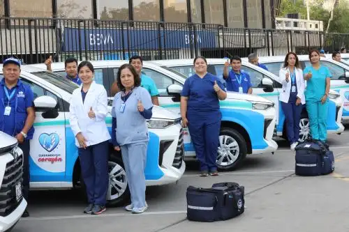 Son 20 camionetas que servirán para el traslado de las brigadas Padomi y todos los implementos necesarios. Foto: ANDINA/Difusión