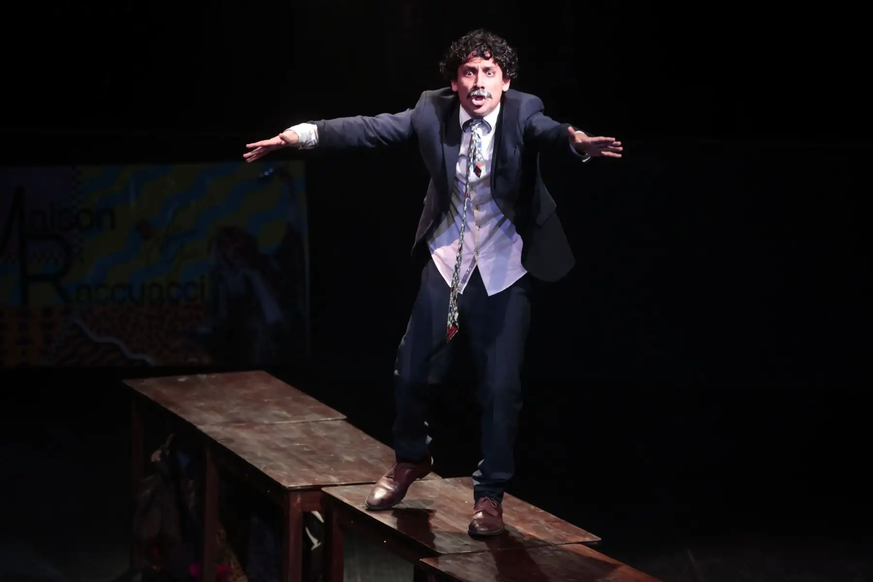 Qué chucha dijo Aldo Dolos?" presenta su segunda temporada en 
Sala Quilla. Foto: Vidal Tarqui