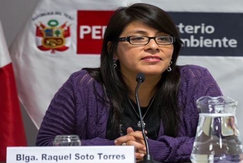 El Ministerio del Ambiente (Minam) designó a la bióloga Raquel Soto Torres, como viceministra de Desarrollo Estratégico de los Recursos Naturales