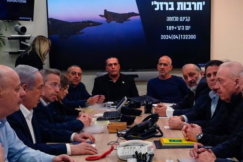 Reunión del Gabinete de Guerra Israelí. EFE