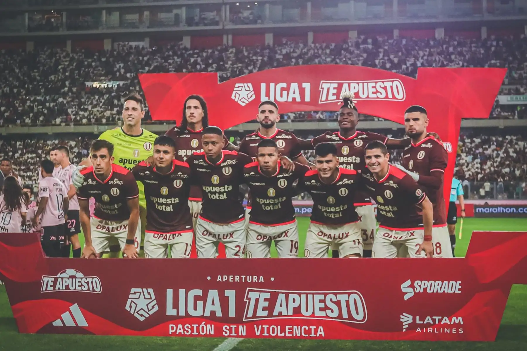 Sport Boys enfrenta a Universitario de Deportes en el Estadio Nacional por el Torneo Apertura. Foto: Liga 1