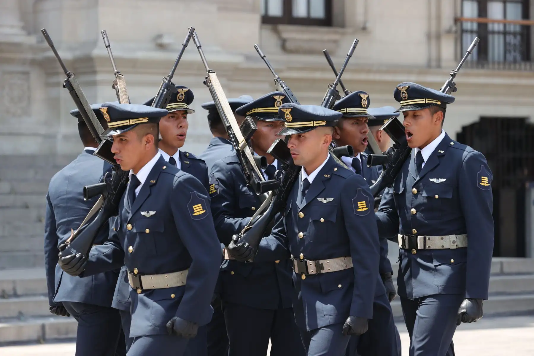 Tradicional cambio de guardia en Palacio de Gobierno. Foto: ANDINA/ Prensa Presidencia