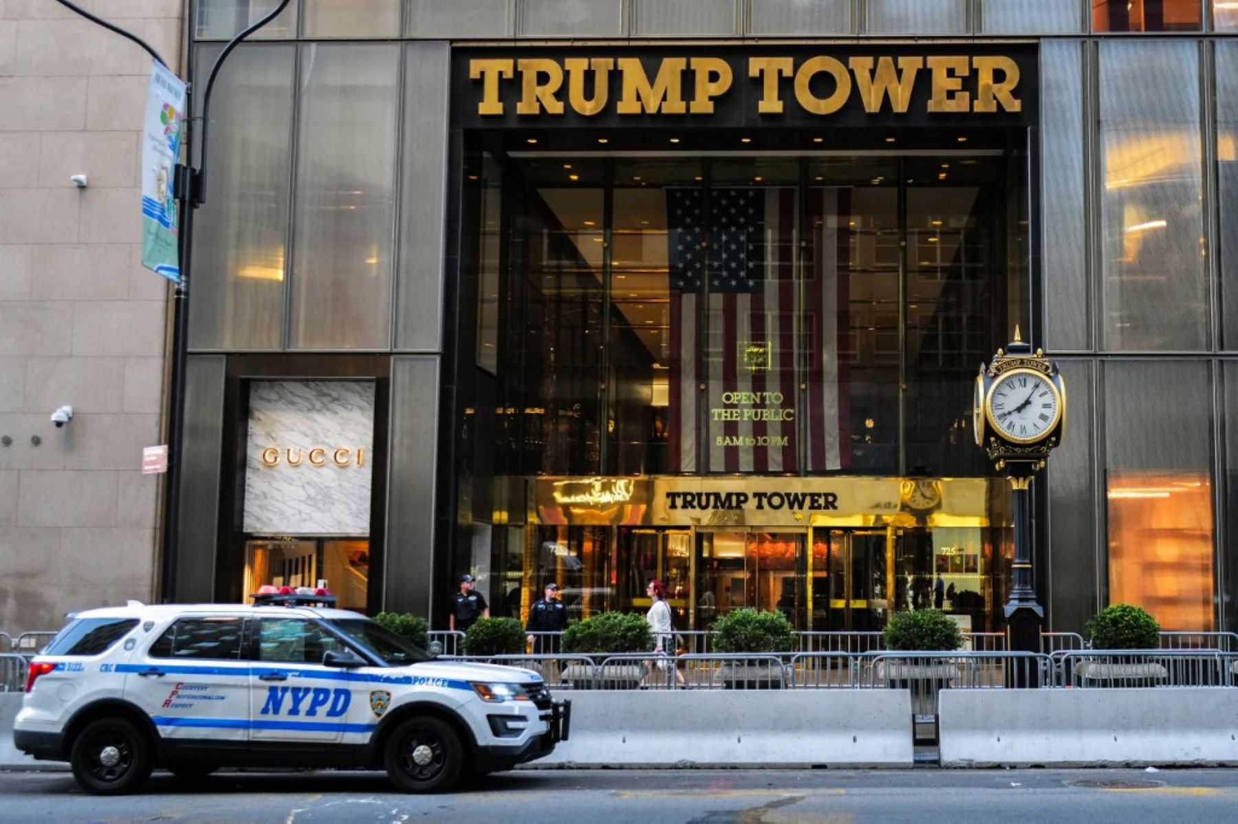 Torre Trump, en la ciudad de Nueva York. Foto: AFP
