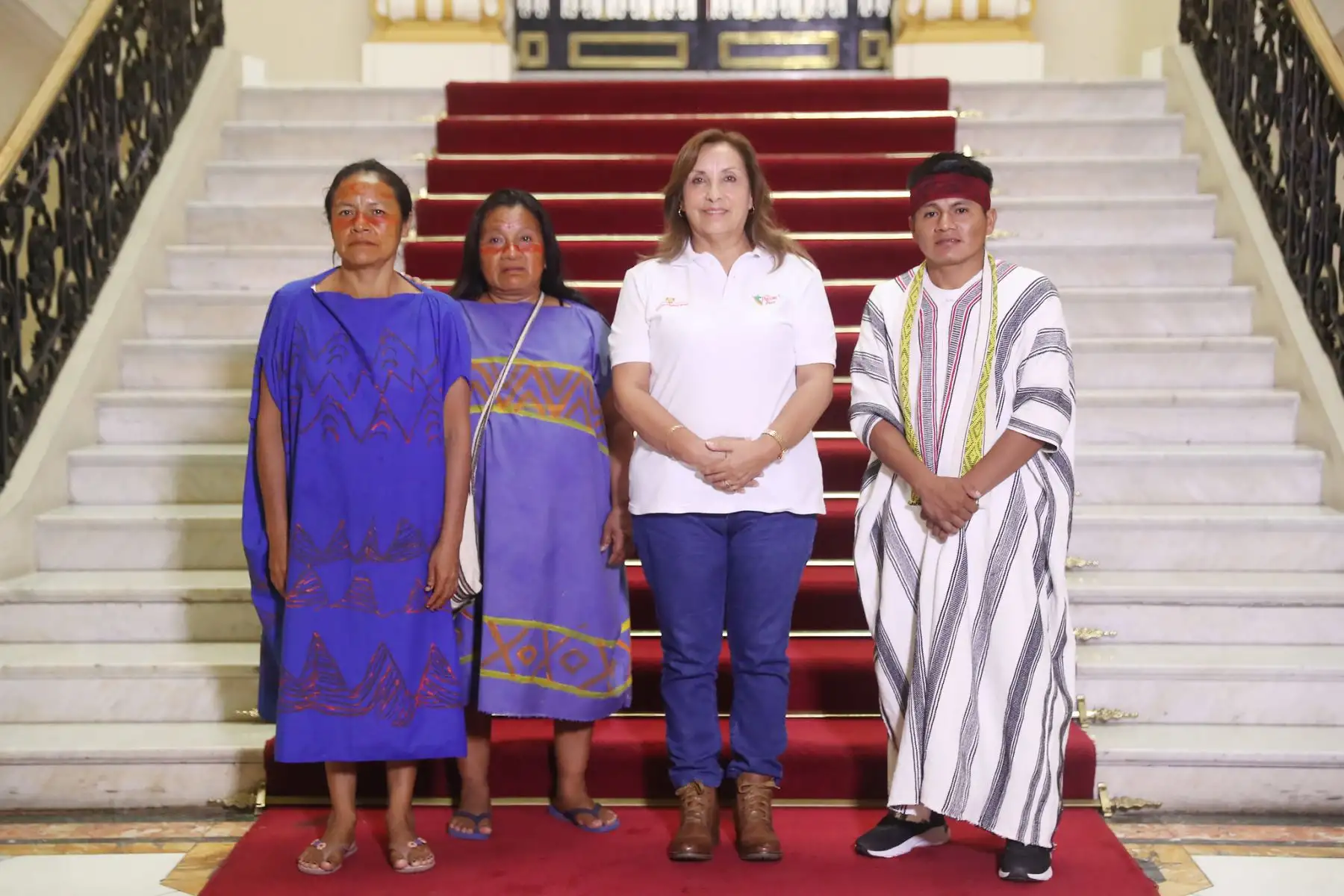 La presidenta de la república, Dina Boluarte, sostuvo una reunión con actores locales y de la comunidad internacional para analizar el Plan de Acción Saweto.
Foto: ANDINA/Prensa Presidencia