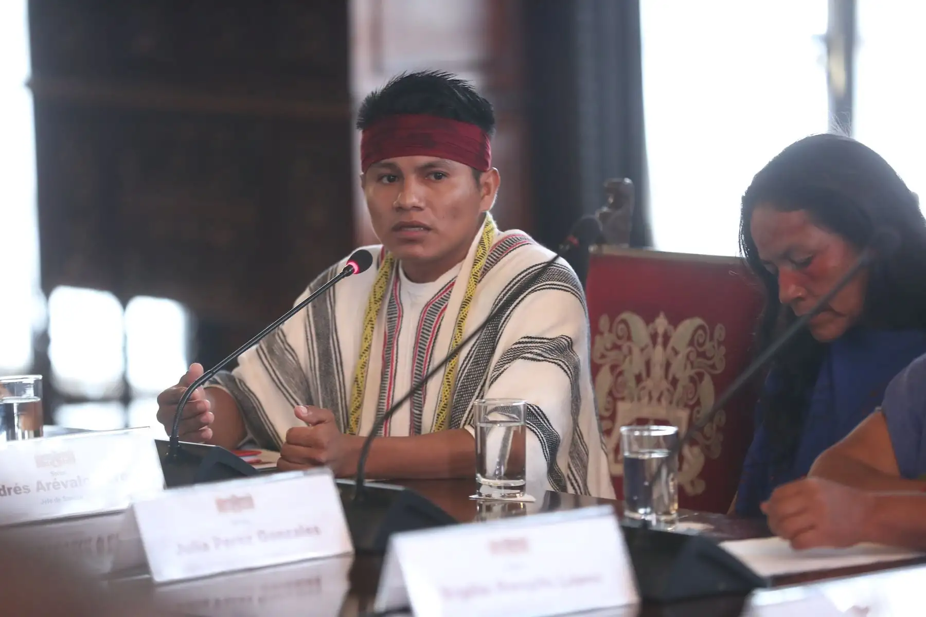 La presidenta de la república, Dina Boluarte, sostuvo una reunión con actores locales y de la comunidad internacional para analizar el Plan de Acción Saweto.
Foto: ANDINA/Prensa Presidencia