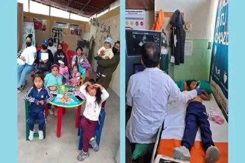El equipo médico del INSN de San Borja también capacitará al personal de salud en la atención, prevención y detección oportuna de niños con enfermedades cardiovasculares.