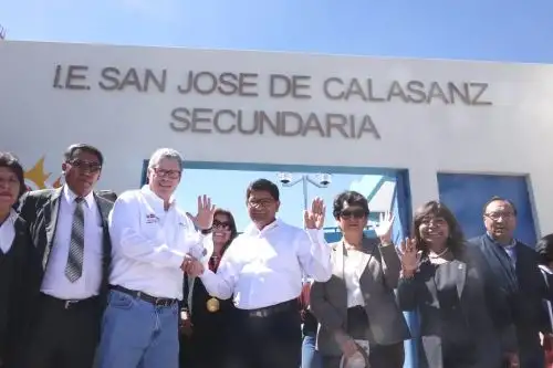 El ministro de Educación, Morgan Quero, lannza en el ciudad de Arequipa el currículo nacional diversificado. Foto: ANDINA/Difusión.