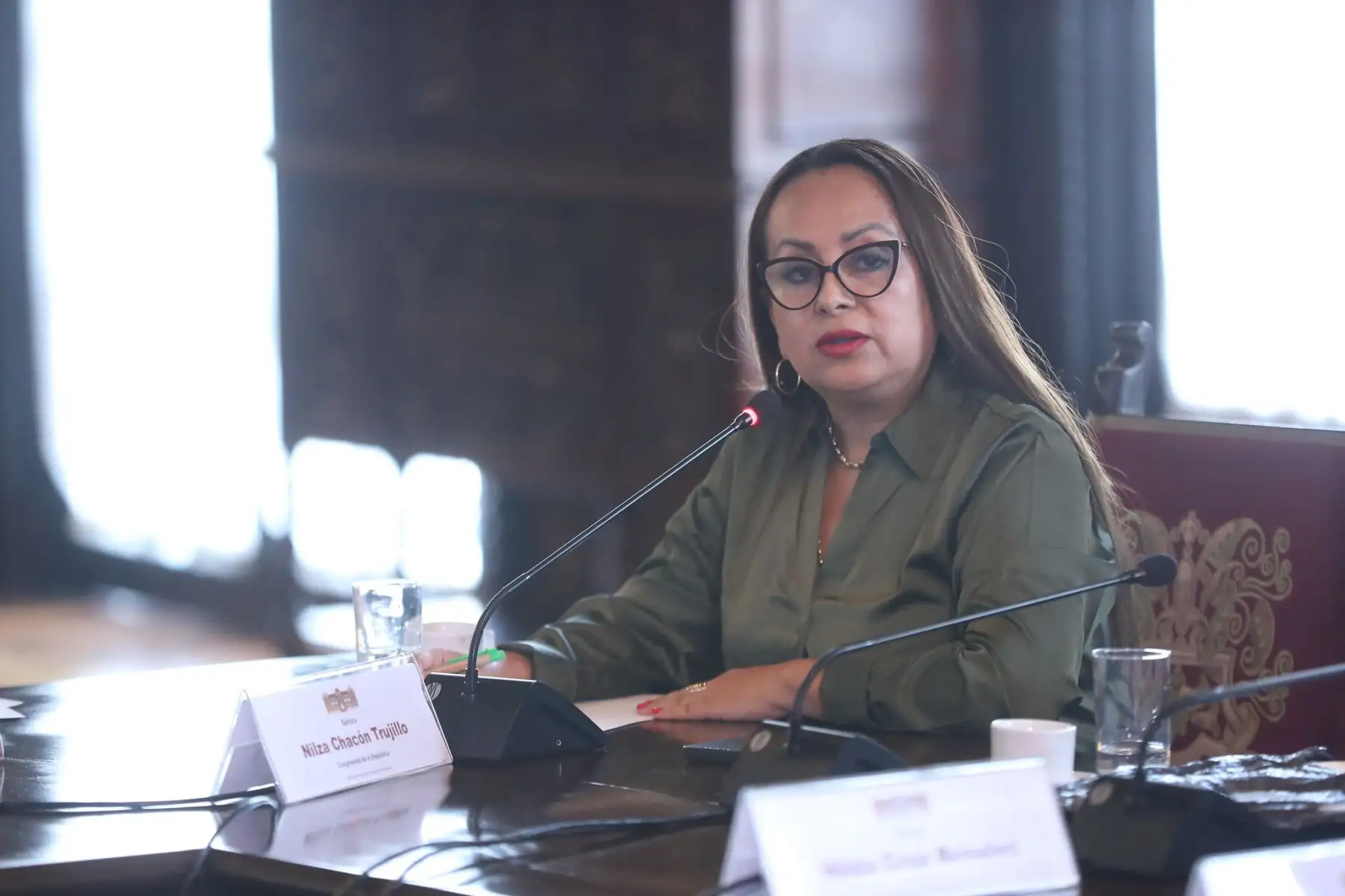 Presidenta Dina Boluarte, lidera reunión de trabajo con colectivos que representan a jóvenes y pueblos de la región Áncash.
Foto: ANDINA/Prensa Presidencia