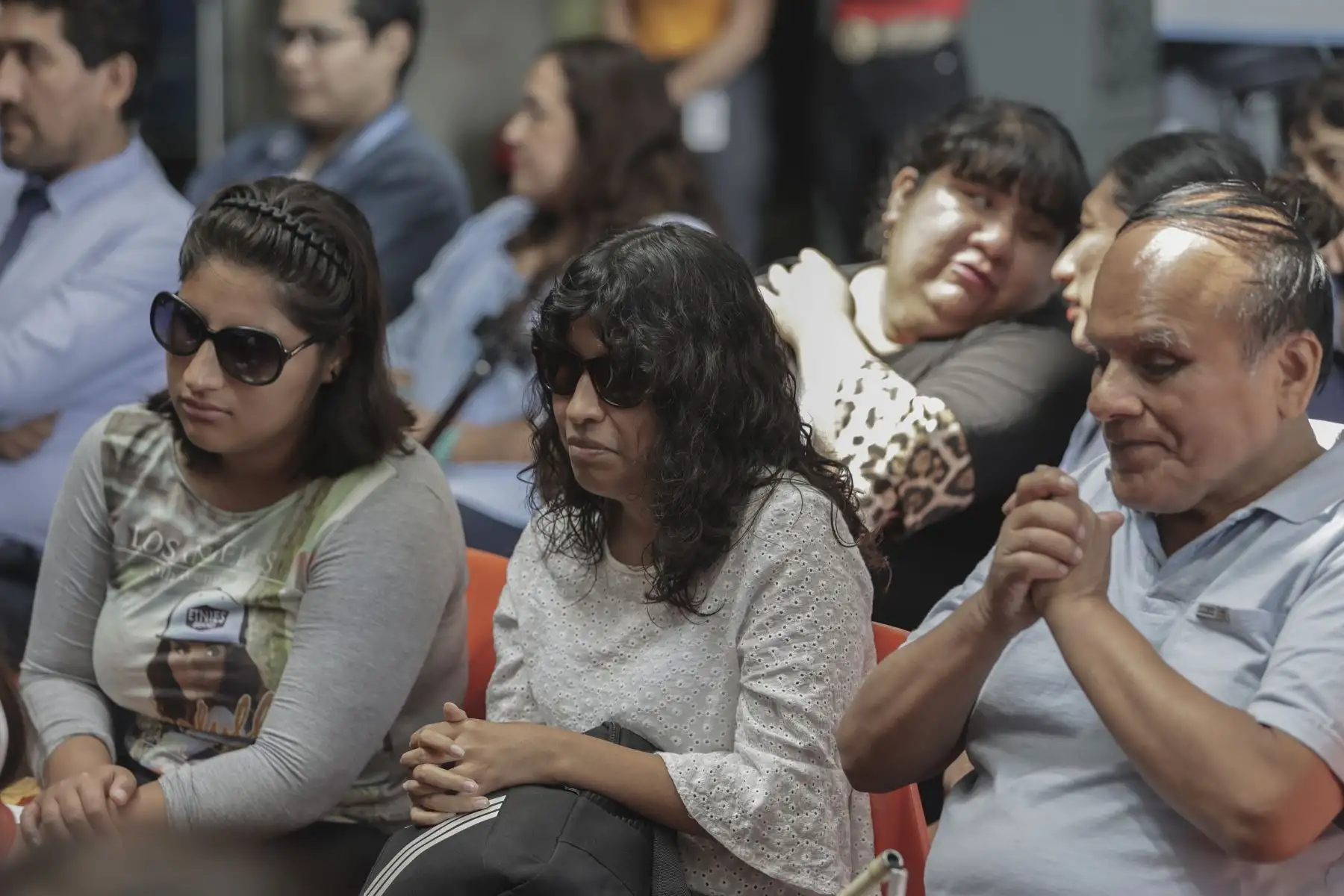 También estuvieron presentes la presidenta del CONADIS, Sandra Piro; representantes de la Unión Nacional de Ciegos del Perú, empresas como el Hotel Marriot, Hotel Costa del Sol, Restaurante Cevichería Piscis, Karamba Resto – Bar, Grupo La Muralla y Segundo Muelle Restaurantes.

Foto: ANDINA/Andrés Valle